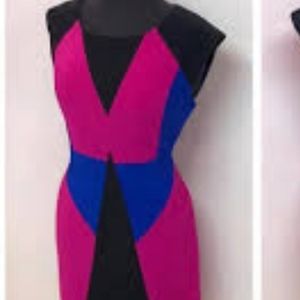 J. f. W. Body con color block dress.